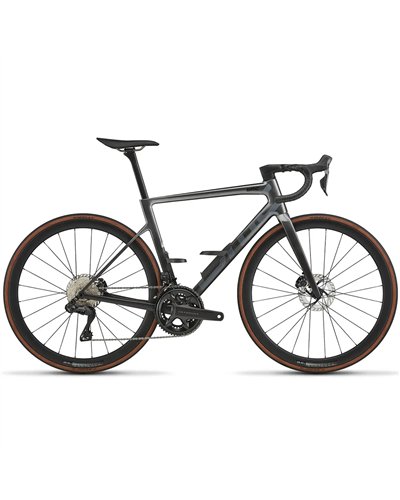 BMC Teammachine SLR01 Three - Shimano Ultegra Di2 12v, Silver Carbon/Carbon MY27
