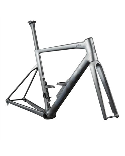BMC Kit Telaio Teammachine SLR01, Silver Carbon/Carbon MY27