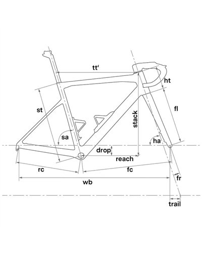 BMC Kit Telaio Teammachine SLR01, Silver Carbon/Carbon MY27