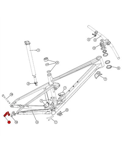 BMC Derailleur Hanger n.66 Speedfox/Agonist/Fourstroke - 301702