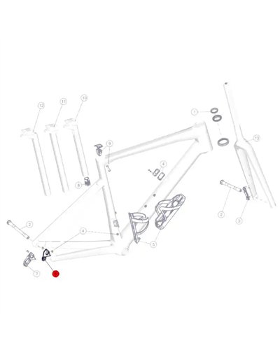 BMC Forcellino Cambio n.71 Teammachine SLR01/SLR - 30000700