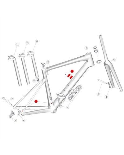 BMC Tappo Telaio Teammachine SLR01 (MY 2021) Di2/Wireless - 30000705