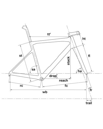 BMC Kit Telaio Teammachine SLR, Argento Artico/Nero