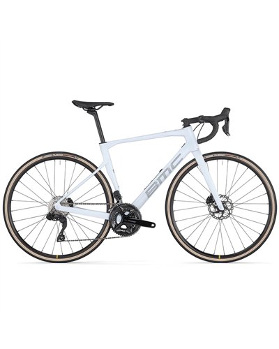BMC Roadmachine Four - Shimano 105 Di2 12v, Bianco/Grigio/Nero