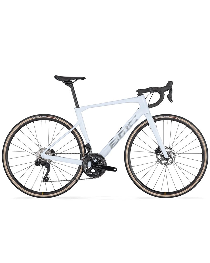 BMC Roadmachine Four - Shimano 105 Di2 12v, Bianco/Grigio/Nero