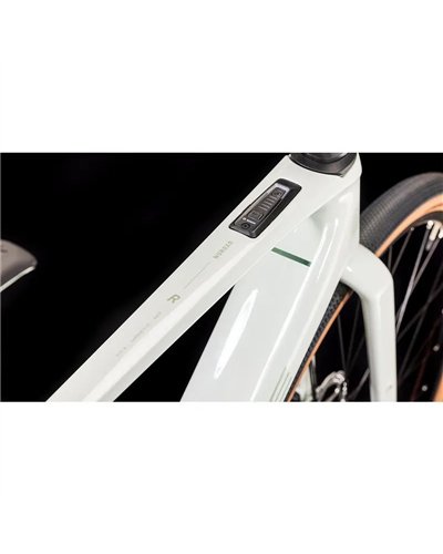 Cube Nuroad Hybrid C:62 Race 400X e-Bike Shimano GRX 12sp Bosch SX 400Wh, Desertstone/Green