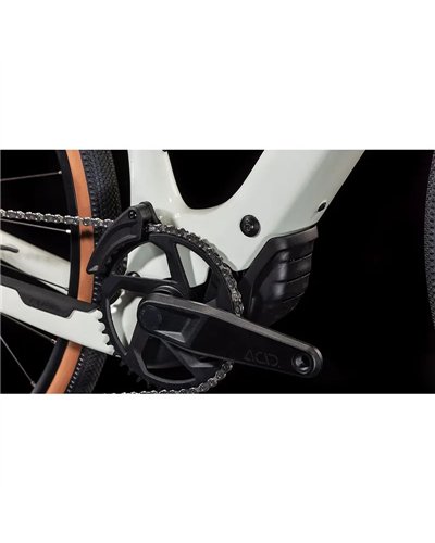 Cube Nuroad Hybrid C:62 Race 400X e-Bike Shimano GRX 12sp Bosch SX 400Wh, Desertstone/Green