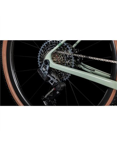 Cube Nuroad C:62 EX Sram GX Eagle AXS 12sp, Desertstone/Green