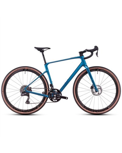 Cube Nuroad C:62 Race Shimano GRX Di2 12sp, Mineralteal/Blue
