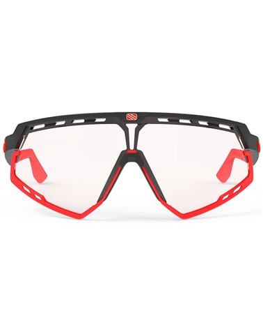 Rudy Project Defender Cycling Glasses, Black Matte/Red Fluo - ImpactX Photochromic 2 Red