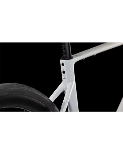 Cube Attain C:62 SLX Shimano 105 Di2 12sp, Cotton/Grey