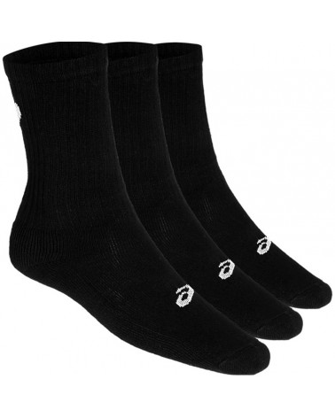 Asics 3PPK  Crew Socks, Black (3 Pack)