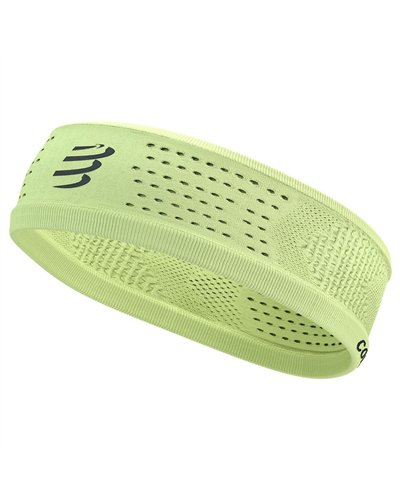 Compressport Thin Headband On/Off 6 cm Seamless, Shadow Lime (One Size Fits All)