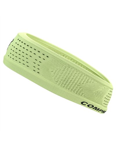 Compressport Thin Headband On/Off 6 cm Seamless, Shadow Lime (One Size Fits All)