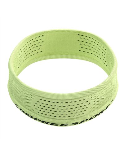 Compressport Thin Headband On/Off 6 cm Seamless, Shadow Lime (One Size Fits All)