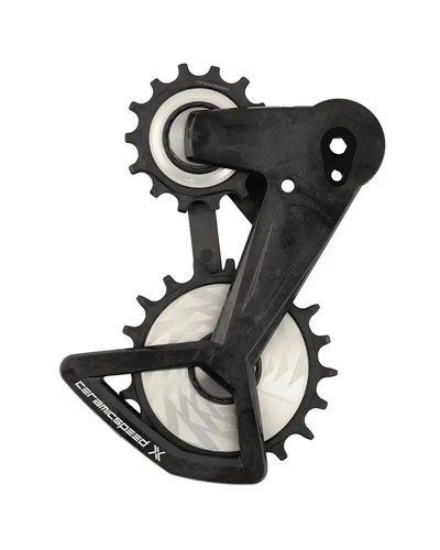 CeramicSpeed Gabbia Cambio OSPW X Pulegge Oversize 12v Sram Eagle AXS, Silver