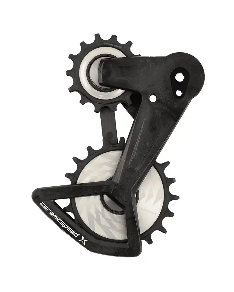 CeramicSpeed Gabbia Cambio OSPW X Pulegge Oversize 12v Sram Eagle AXS, Silver