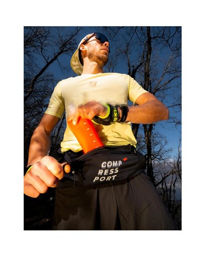 Compressport Free Belt Pro Running Storage Belt, Black