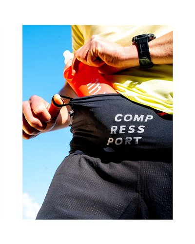Compressport Free Belt Pro Running Storage Belt, Black