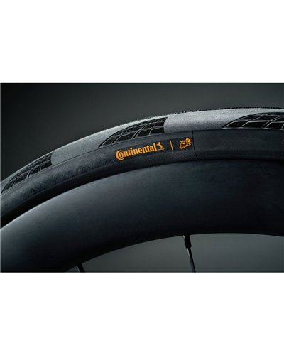 Continental Archetype TR 700x30 Tour de France LTD Tubeless Ready Folding Tyre, Black/Black