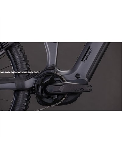Cube Stereo Hybrid One77 HPC Race 800 27.5"/29" e-MTB Shimano XT 12sp Bosch CX 800Wh, Irongrey/Black (2026)
