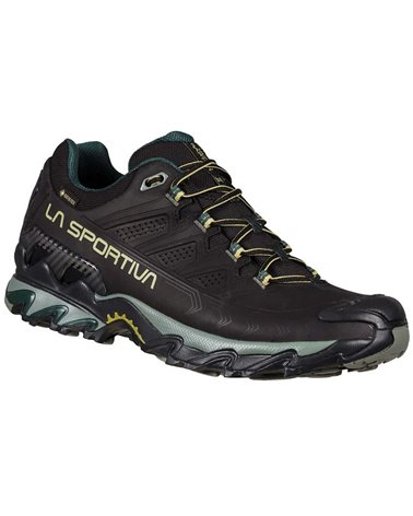 La Sportiva Ultra Raptor II Leather GTX Gore-Tex Men's Hiking Shoes, Black/Cedar