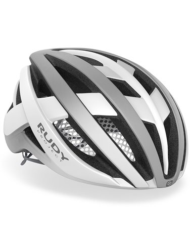 Rudy Project Venger Cycling Helmet, White/Silver (Matte)