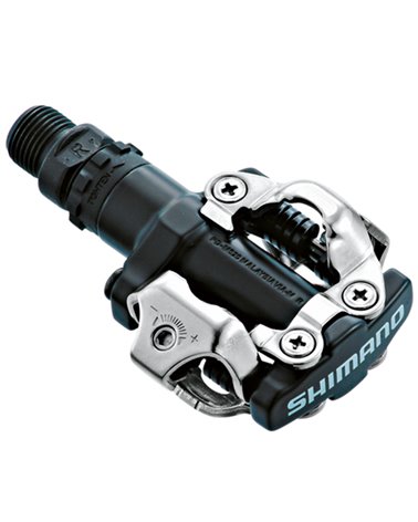 Shimano M520 SPD Off-Road Bike Pedals with SM-SH51 Cleats, Black