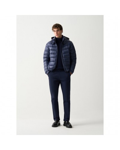 Colmar Giacca Piumino Lucido con Cappuccio Staccabile Uomo, Navy