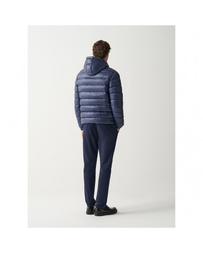 Colmar Giacca Piumino Lucido con Cappuccio Staccabile Uomo, Navy