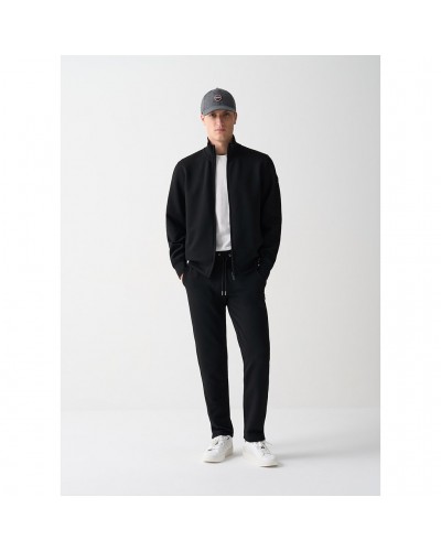 Colmar Men's Jacquard Tracksuit Bottoms, Black