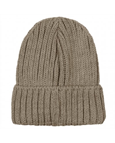 Colmar Berretto a Coste con Risvolto Unisex, Mocaccino (Taglia Unica)