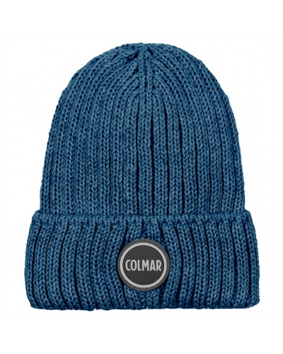 Colmar Unisex Rib-Knit Hat with Turn-Up, Admiral (One Size Fits All)