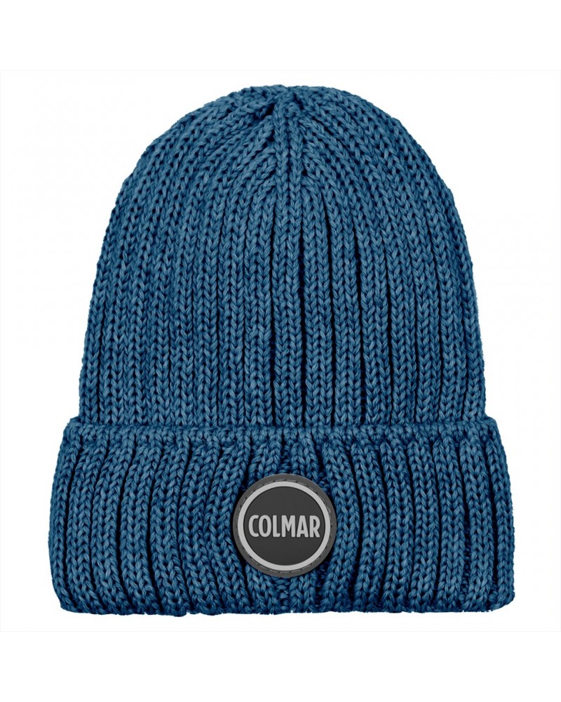 Colmar Berretto a Coste con Risvolto Unisex, Admiral (Taglia Unica)