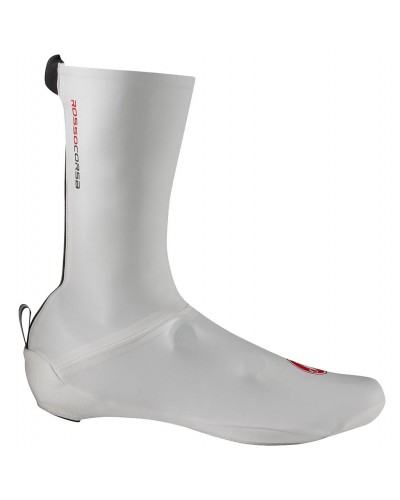 Castelli Aero Race Copriscarpe Impermeabili/Antivento Ciclismo, Bianco