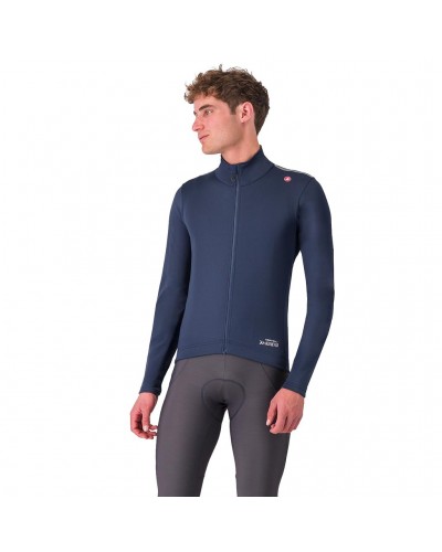 Castelli Espresso Air Men's Cycling Jacket, Belgian Blue