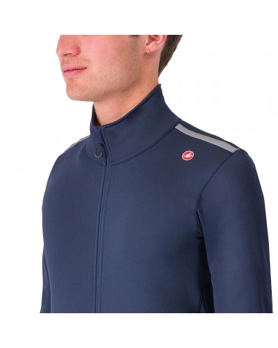 Castelli Espresso Air Men's Cycling Jacket, Belgian Blue