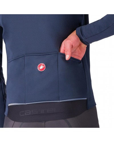 Castelli Espresso Air Men's Cycling Jacket, Belgian Blue