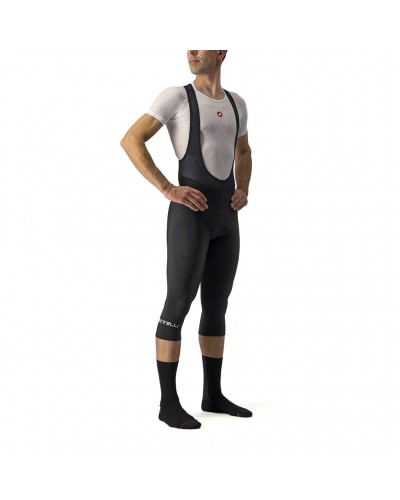 Castelli Entrata Thermoflex Bibknicker Salopette 3/4 Uomo, Nero (Fondello Kiss Air2)