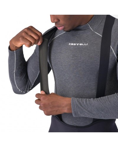 Castelli Polare 4 Polartec AirCore Bibtight Salopette Lunga Uomo, Nero (Fondello Kiss Air2)