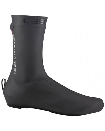 Castelli Pioggia 4 Copriscarpe Impermeabile/Antivento Ciclismo, Nero