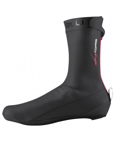 Castelli Pioggia 4 Copriscarpe Impermeabile/Antivento Ciclismo, Nero