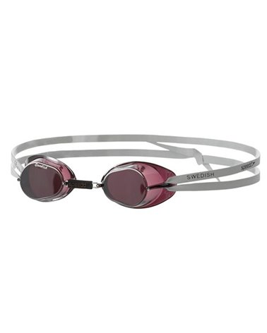 Speedo gafas de piscina Sueca Mirror Unisex, SPD/Swedish Silver
