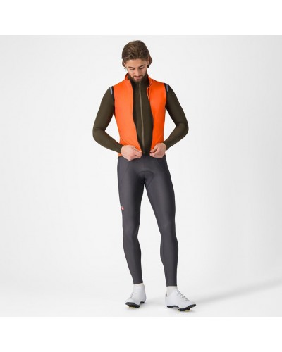 Castelli Perfetto Air Rosso Corsa Gilet Uomo, Brilliant Orange