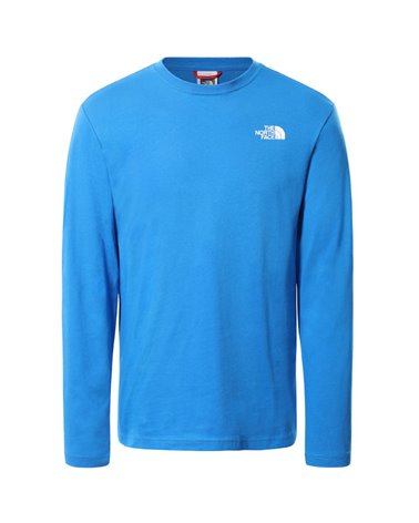 The North Face Red Box Men's Long Sleeve T-Shirt, Hero Blue