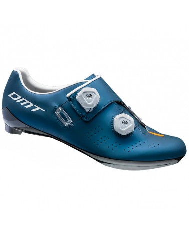 DMT D1 Men's Road Cycling Shoes, Petrol Blue/Black/Orange