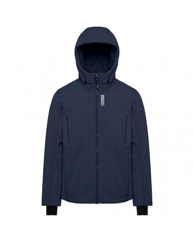 Colmar Men's Stretch Ski Jacket, Navy Blue/Navy Blue