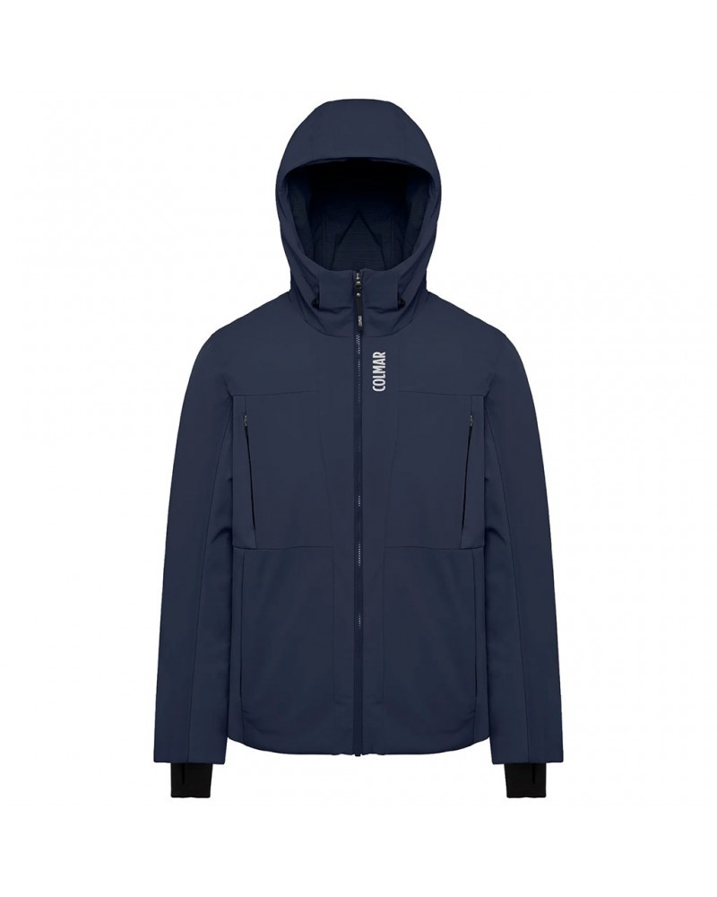 Colmar Men's Stretch Ski Jacket, Navy Blue/Navy Blue