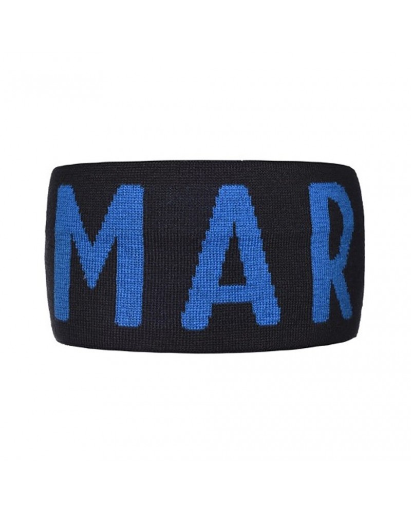 Colmar Unisex Branded Headband, Black/China Blue