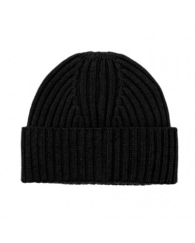 Colmar Unisex Rib-Kinit Hat, Black (One Size Fits All)